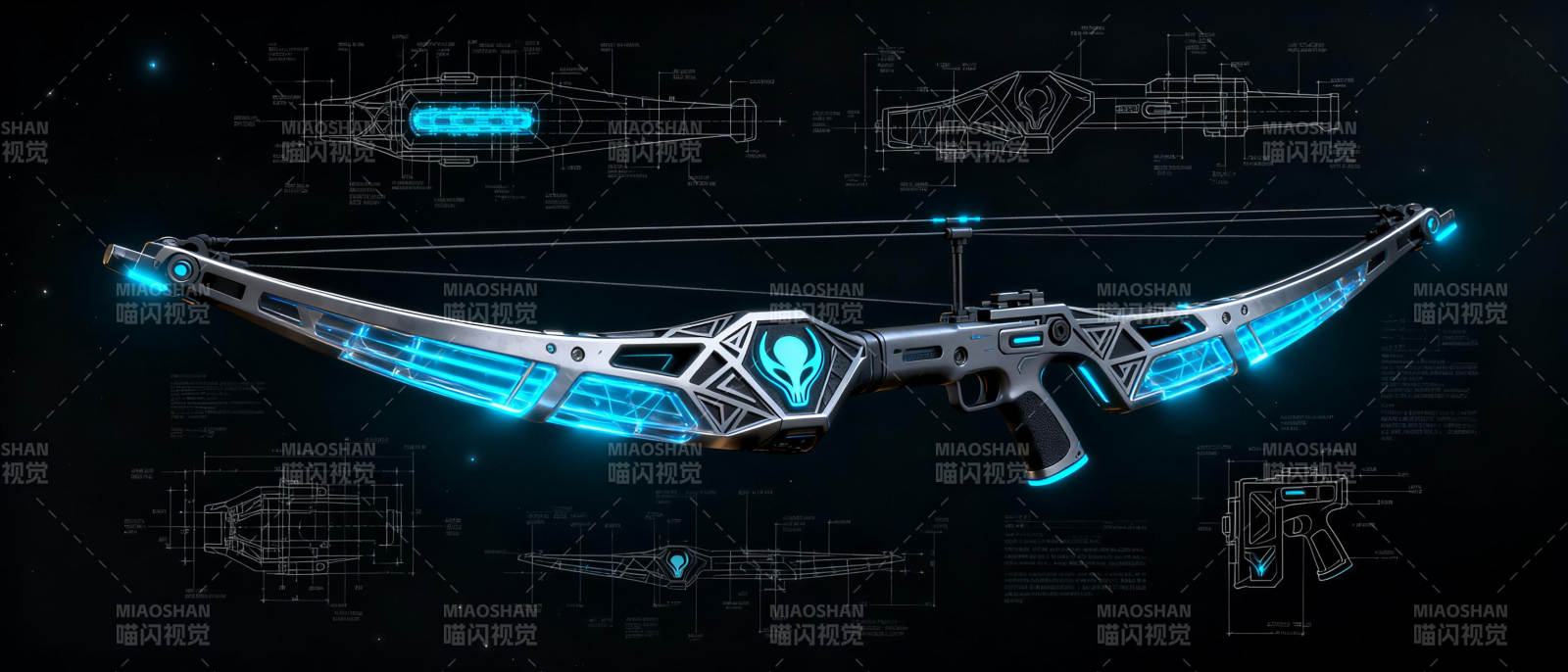 未来科技弓箭图片