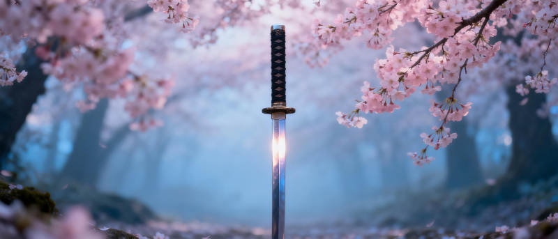 樱花剑影图片