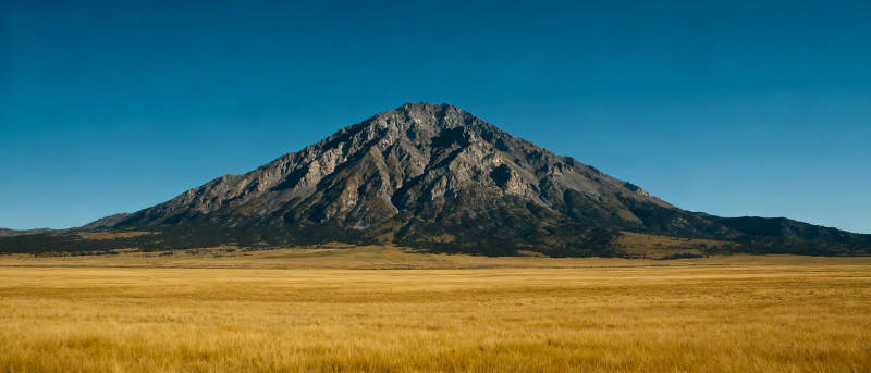 孤山草原风光图片