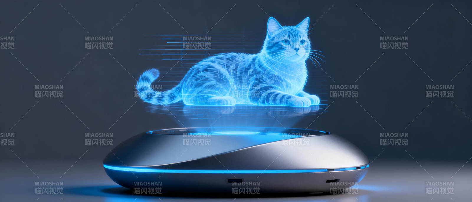 全息投影猫咪图片