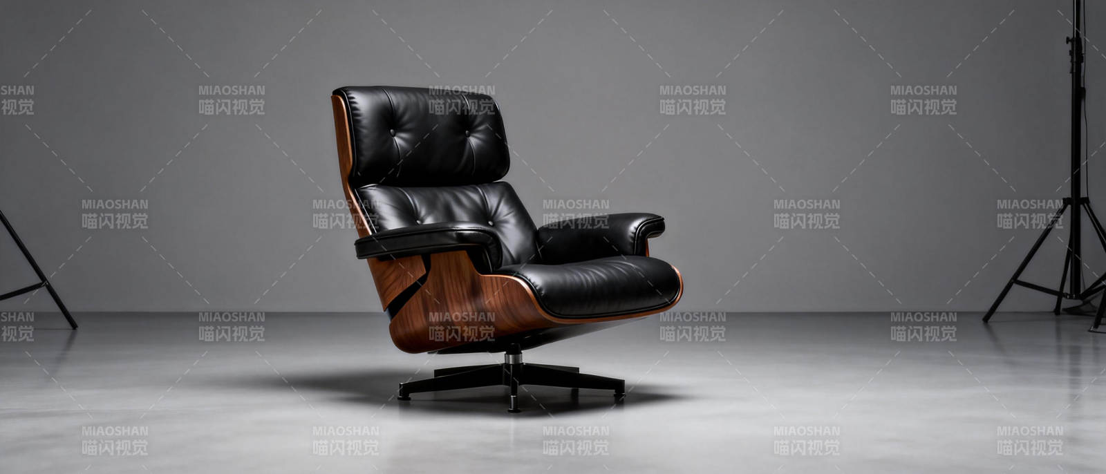 现代皮质休闲椅图片