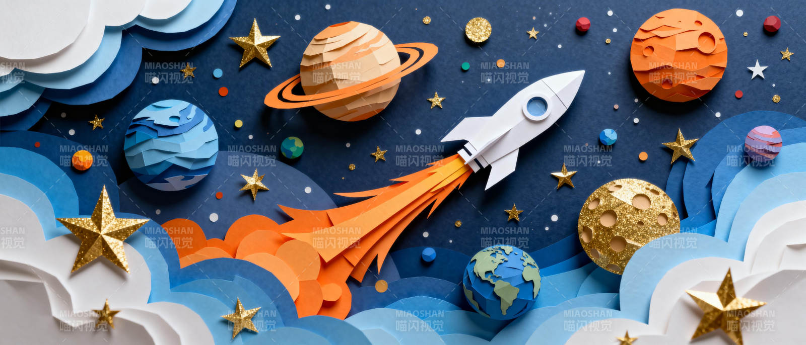 太空探险之旅图片