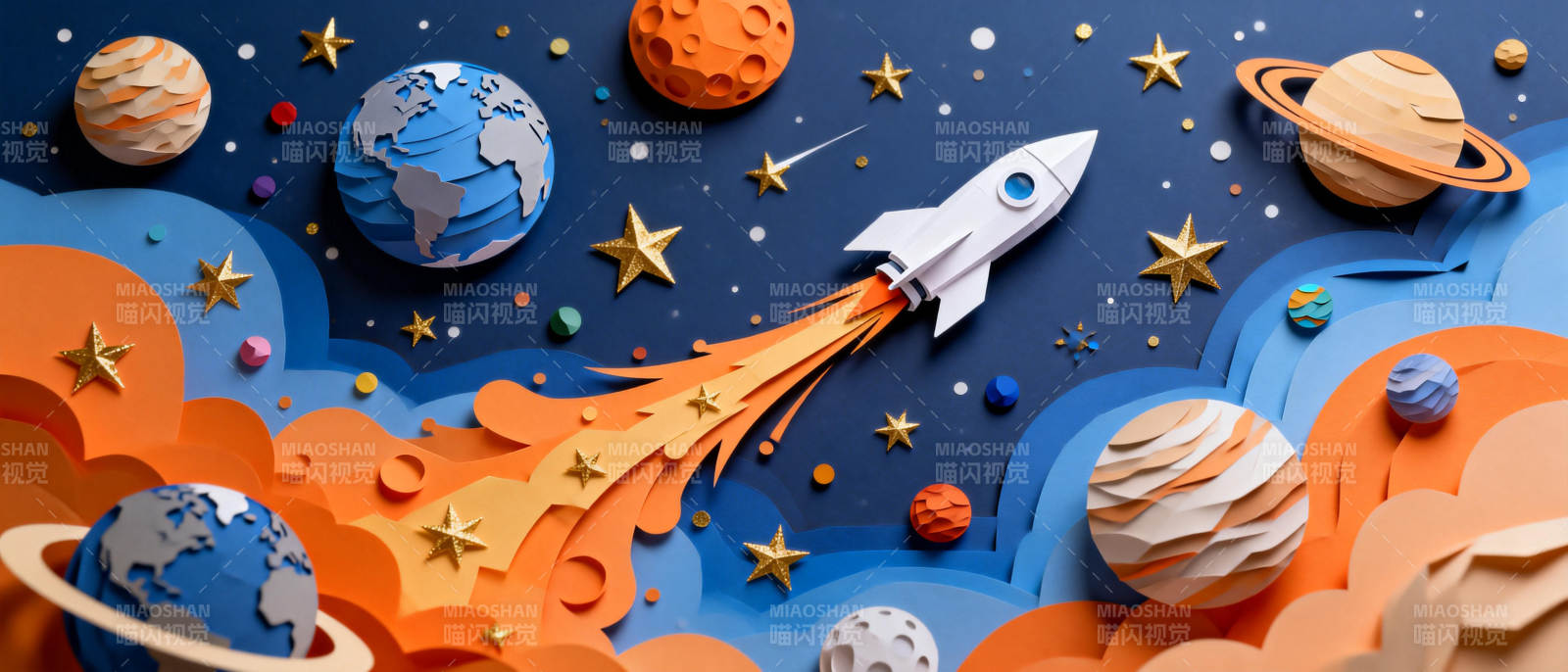 太空探险之旅图片