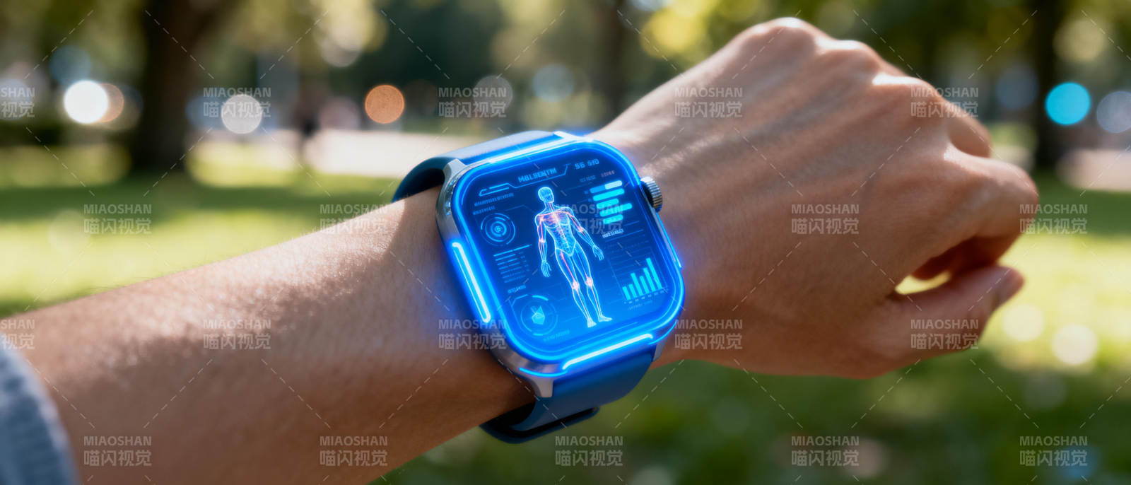 智能手表健康监测图片