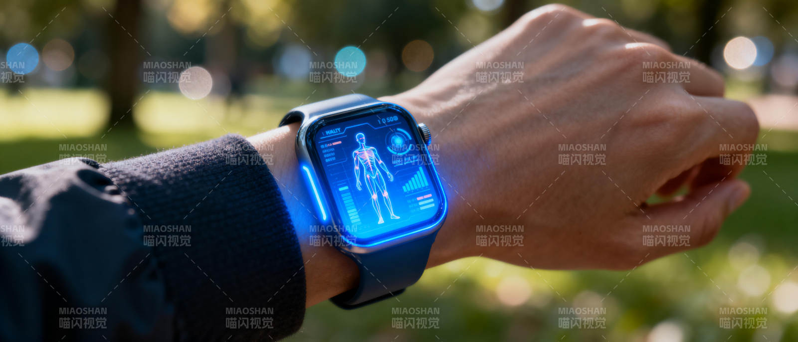 智能手表健康监测图片