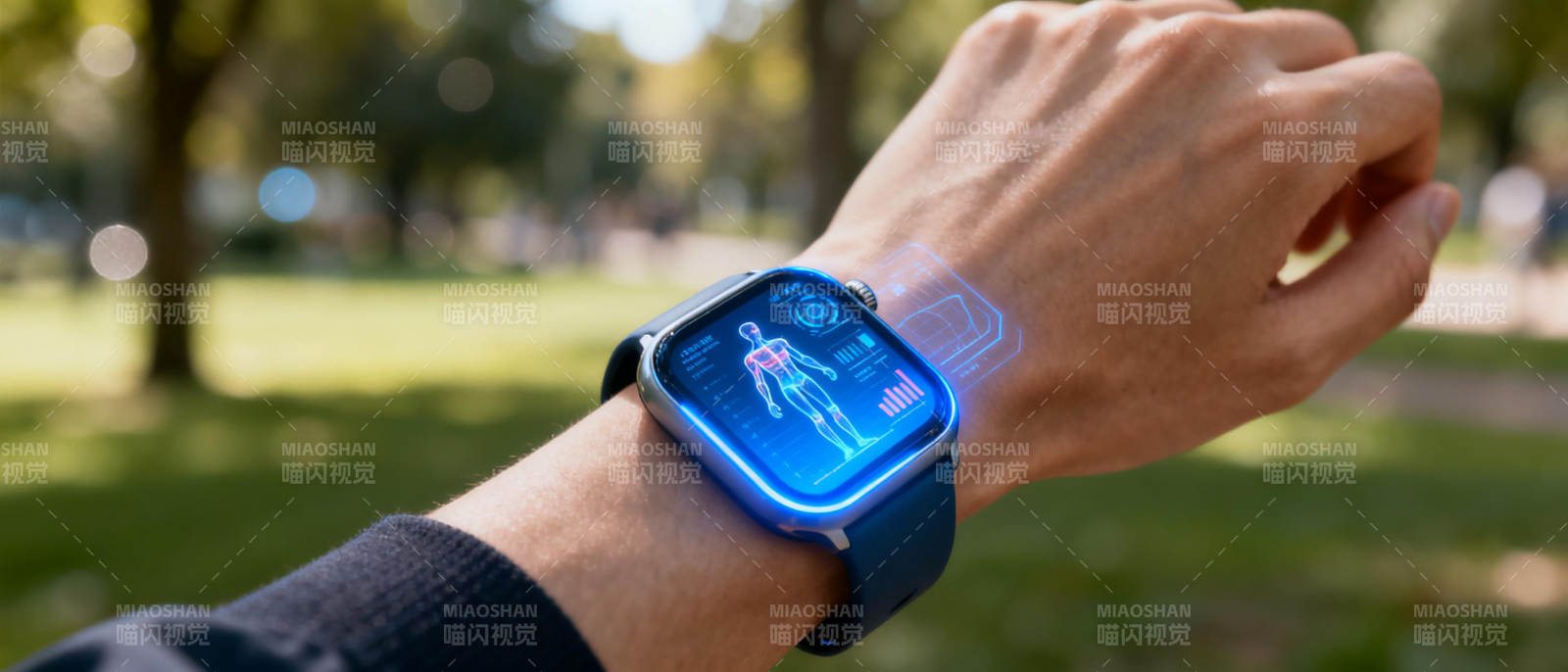 智能手表健康监测图片