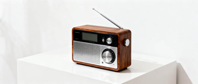复古木质收音机图片