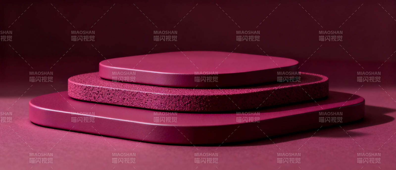 紫红阶梯展台图片