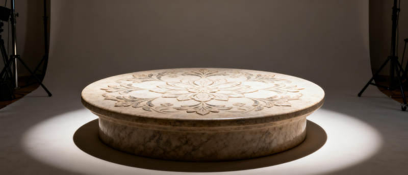 精美石雕圆桌图片