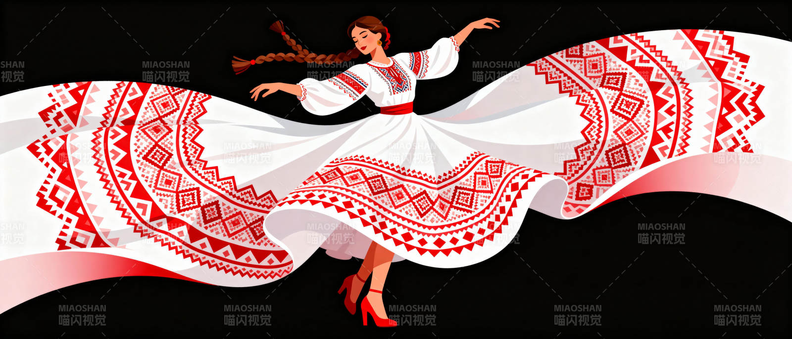 舞动的民族风情图片