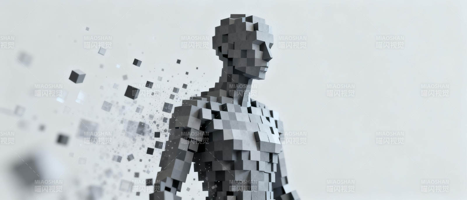 像素人形解构图片