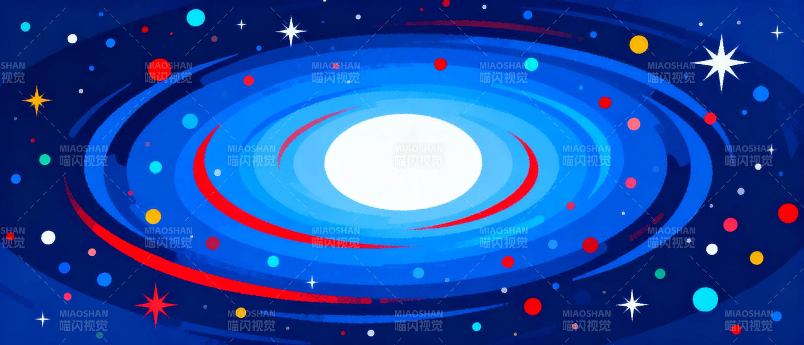 星河璀璨宇宙图图片