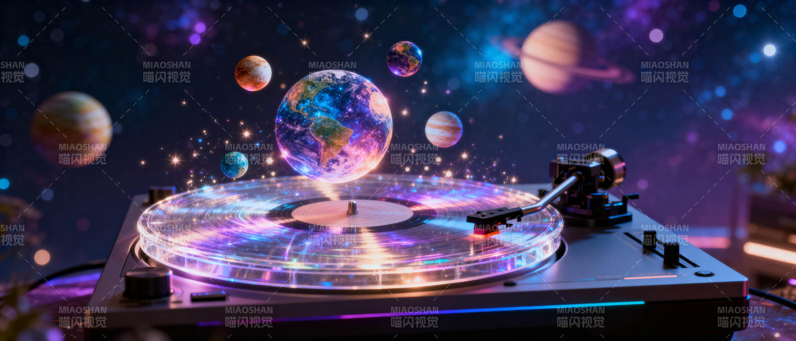 宇宙唱片机图片