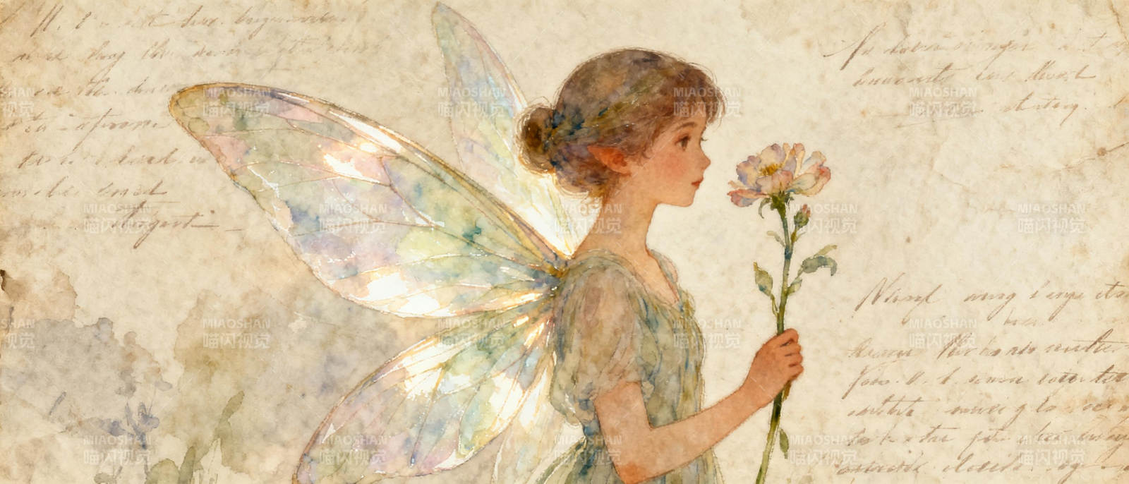 花仙子的静谧时光图片