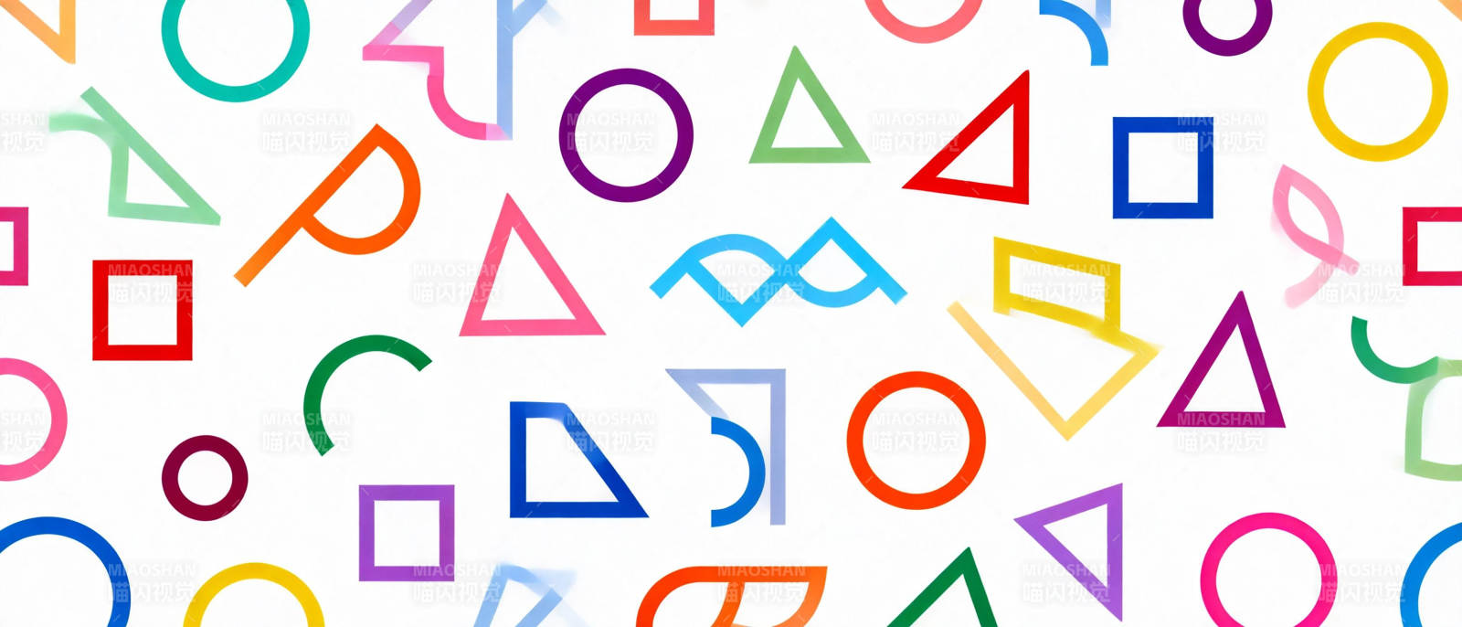 多彩几何图案图片