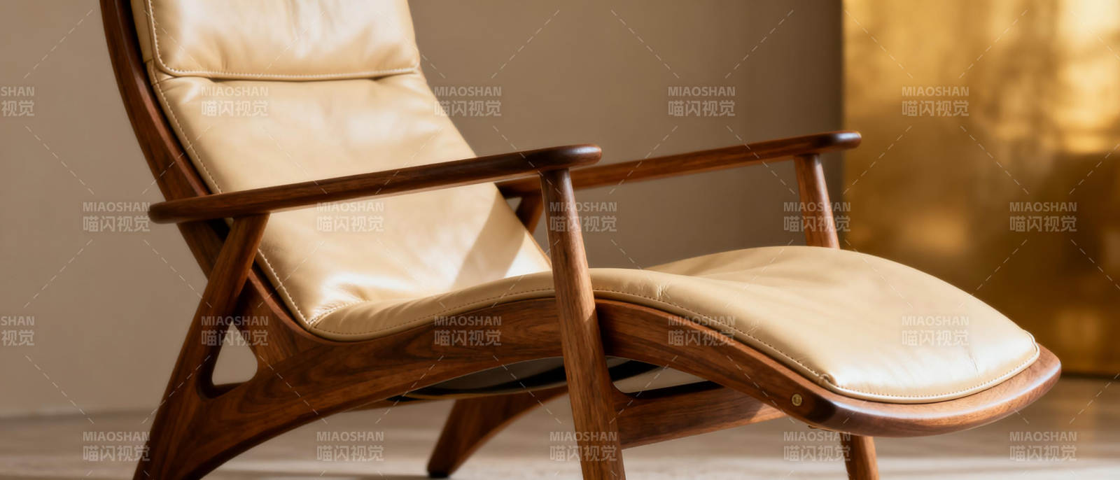 现代木质躺椅图片