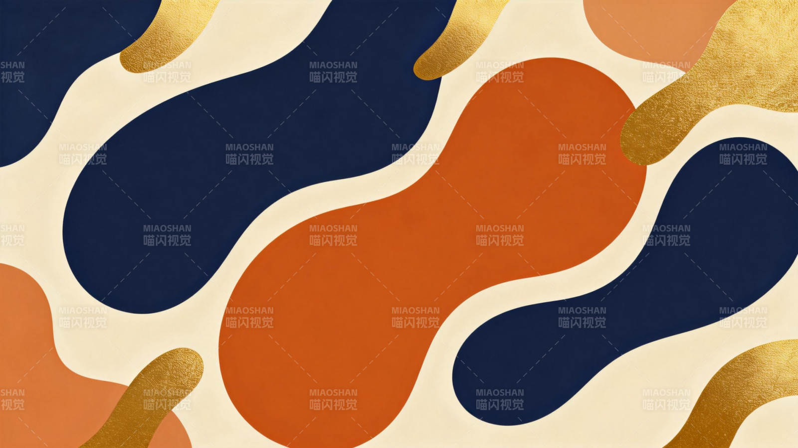 抽象波浪色彩图案图片