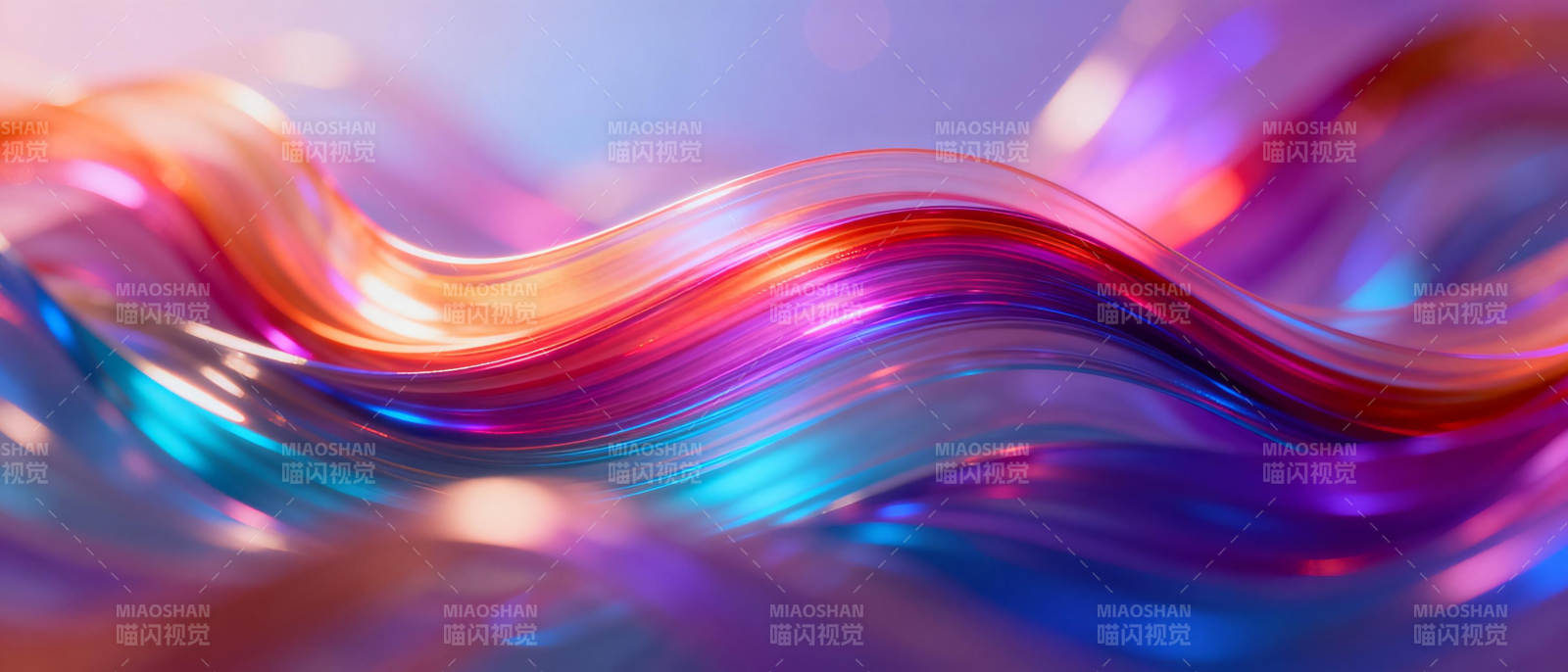 流光溢彩波澜图片