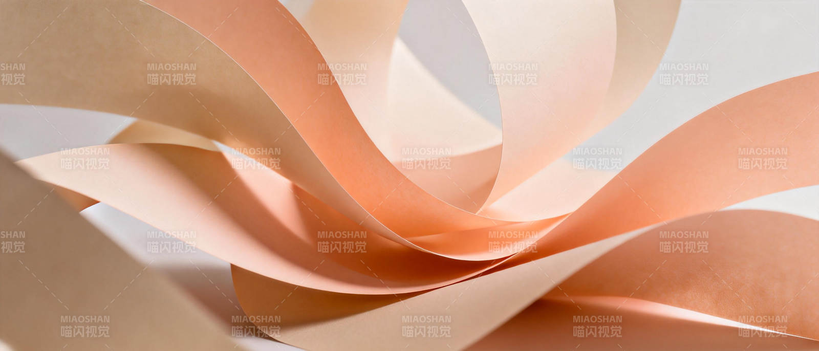 柔美纸艺绽放图片