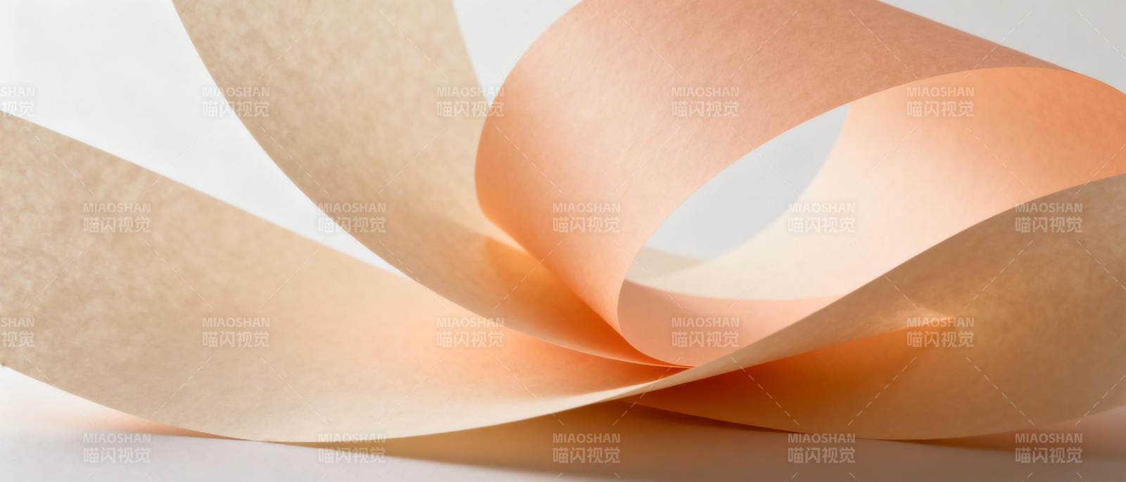 柔美纸艺卷曲图片