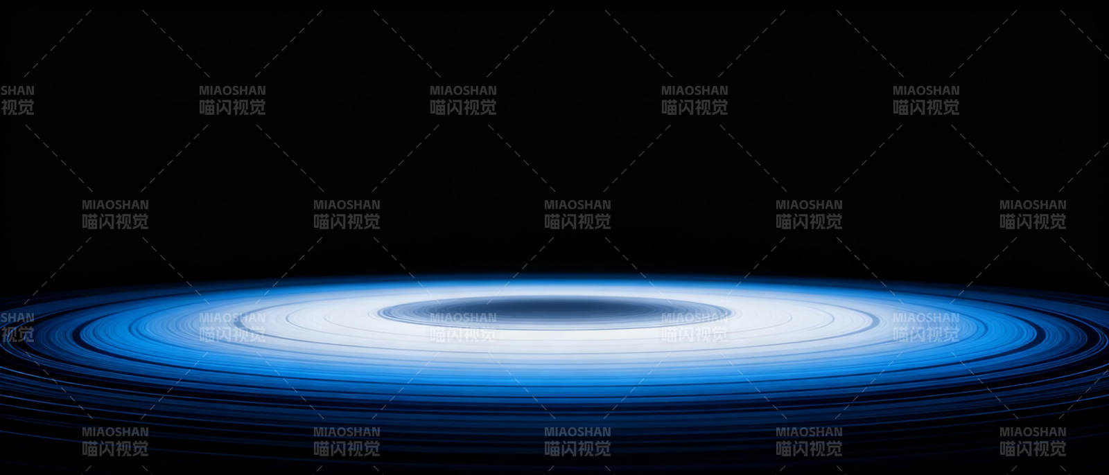 蓝色光环的神秘宇宙图片