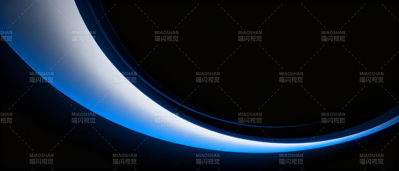 蓝光弧线图片