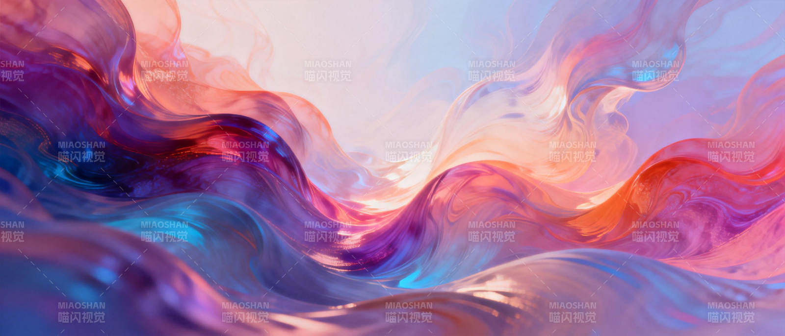 梦幻色彩波澜图片