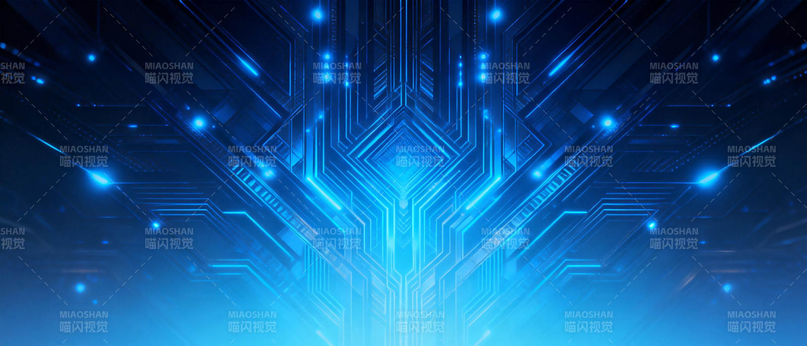 科技蓝光电路图图片