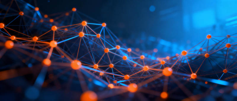 网络连接未来图片