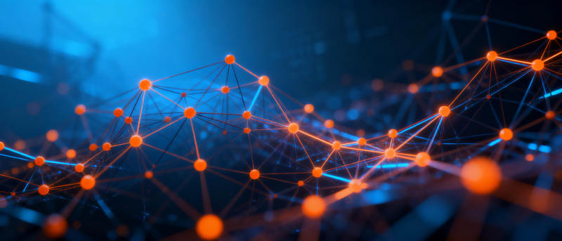 网络连接未来图片