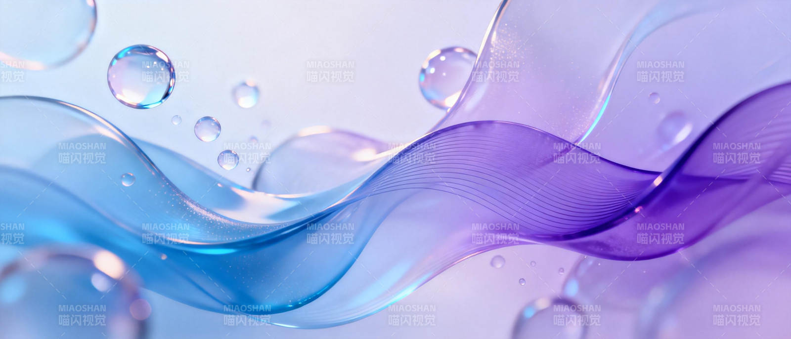 流光溢彩的水波图片