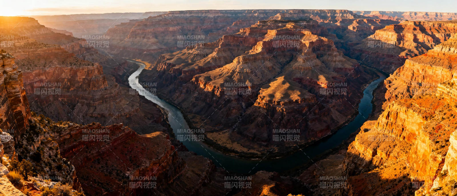 大峡谷日出美景图片
