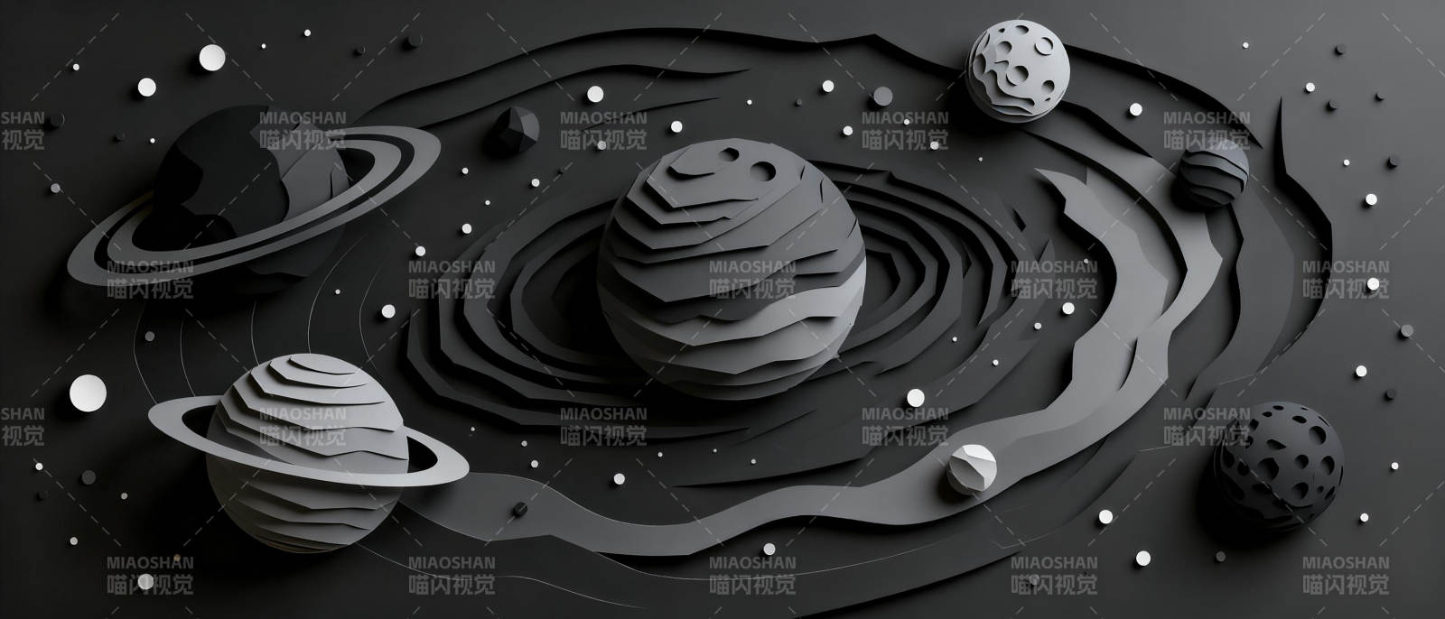 宇宙星环奇景图片