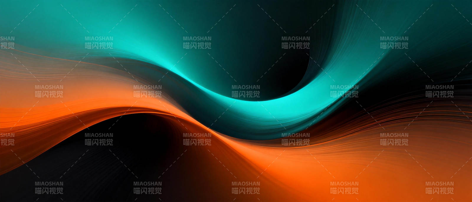 流光溢彩的曲线图片