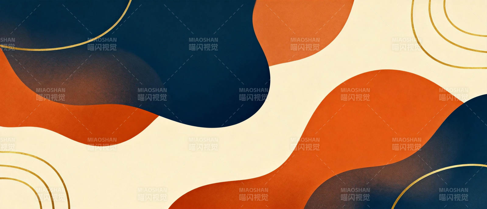 抽象波浪色彩图案图片