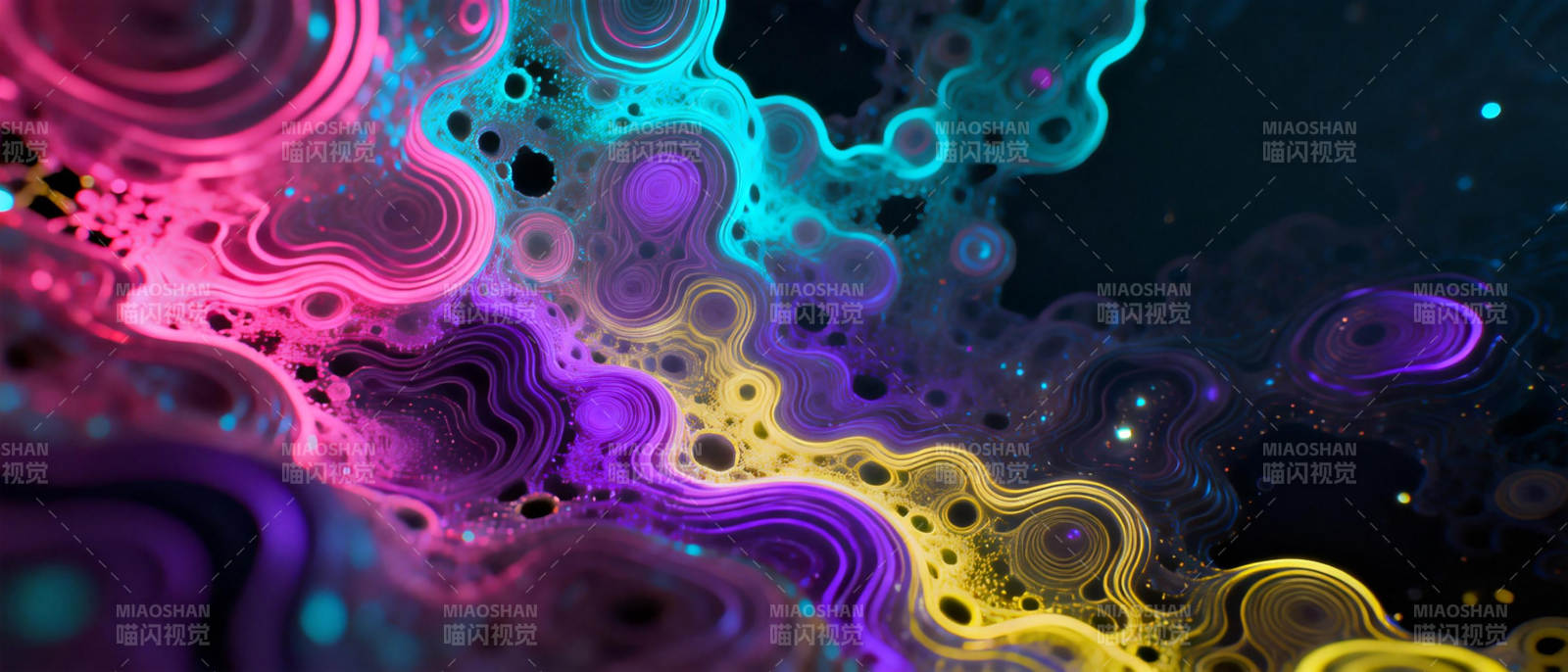 炫彩流光梦境图片