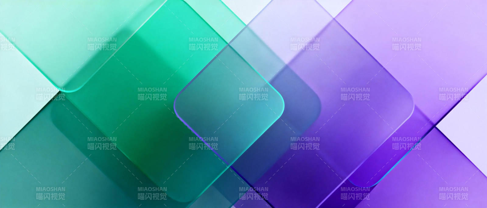 渐变色方块艺术图片