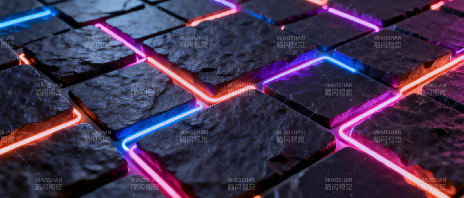 霓虹石砖图片