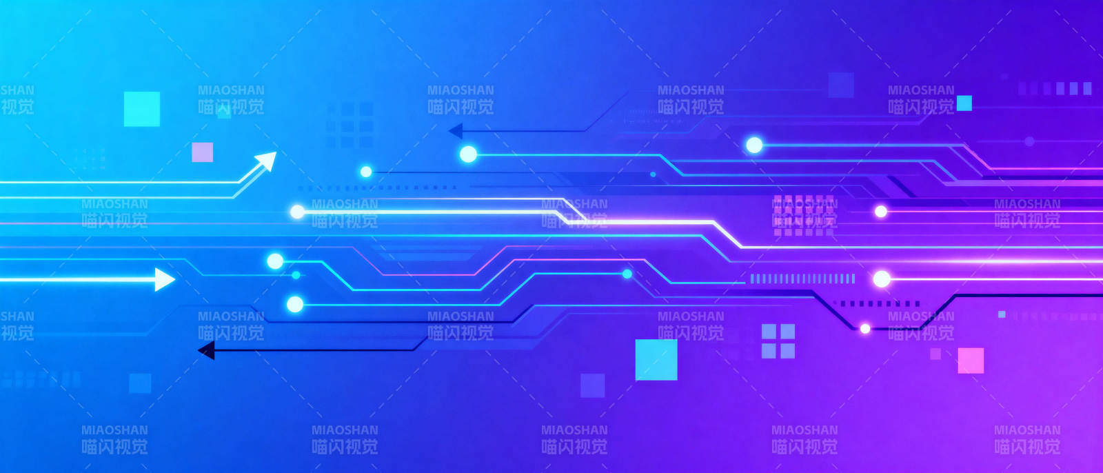 科技电路光效图片