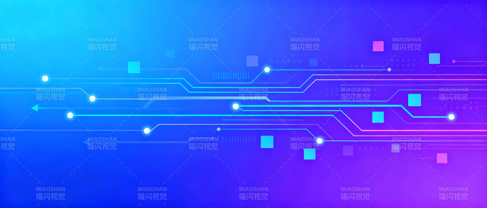 科技蓝紫渐变线条图片