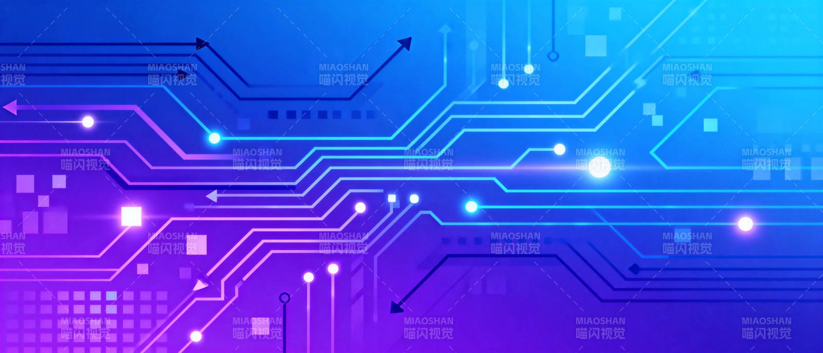 科技电路光效图片