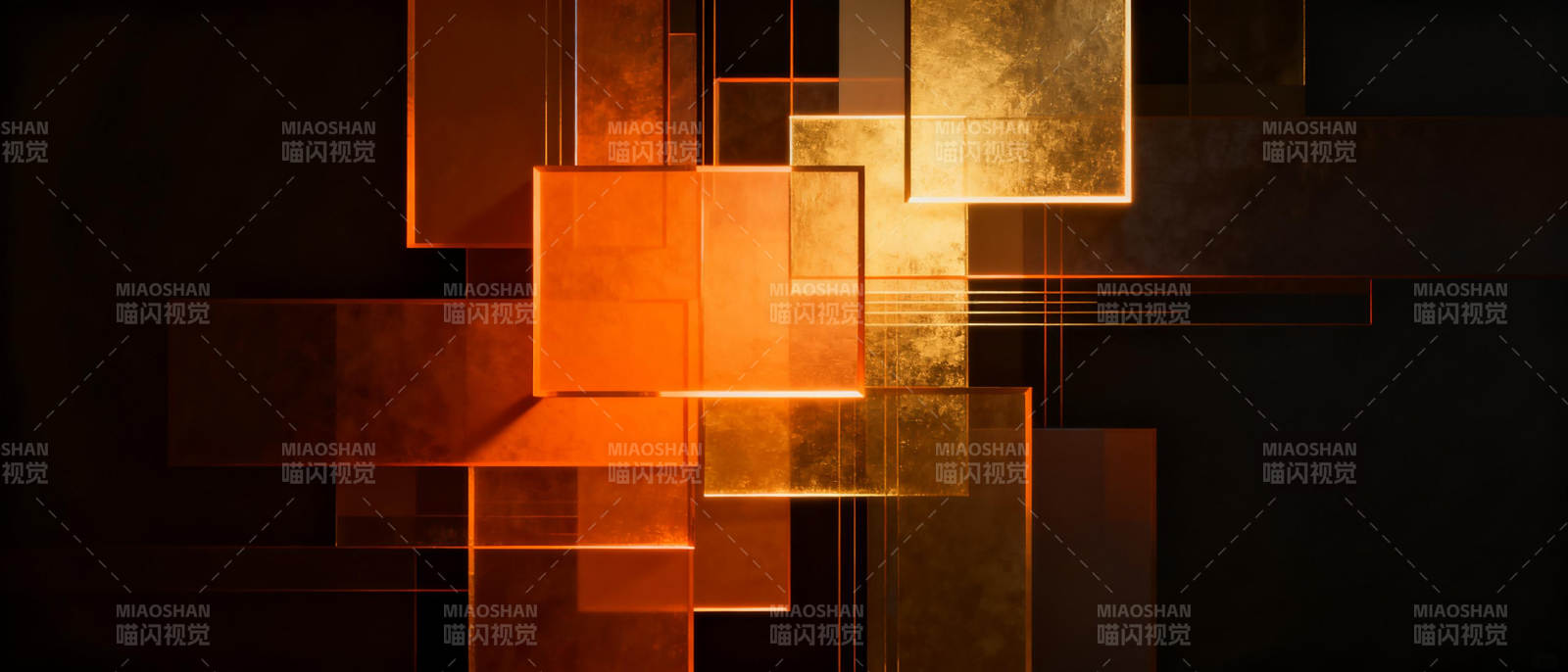 光影交错的几何艺术图片