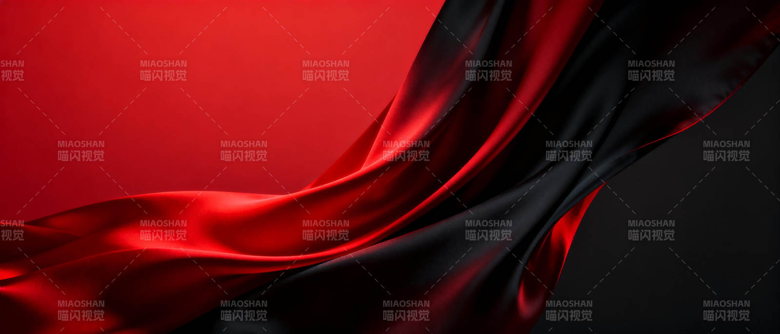 红绸舞动图片