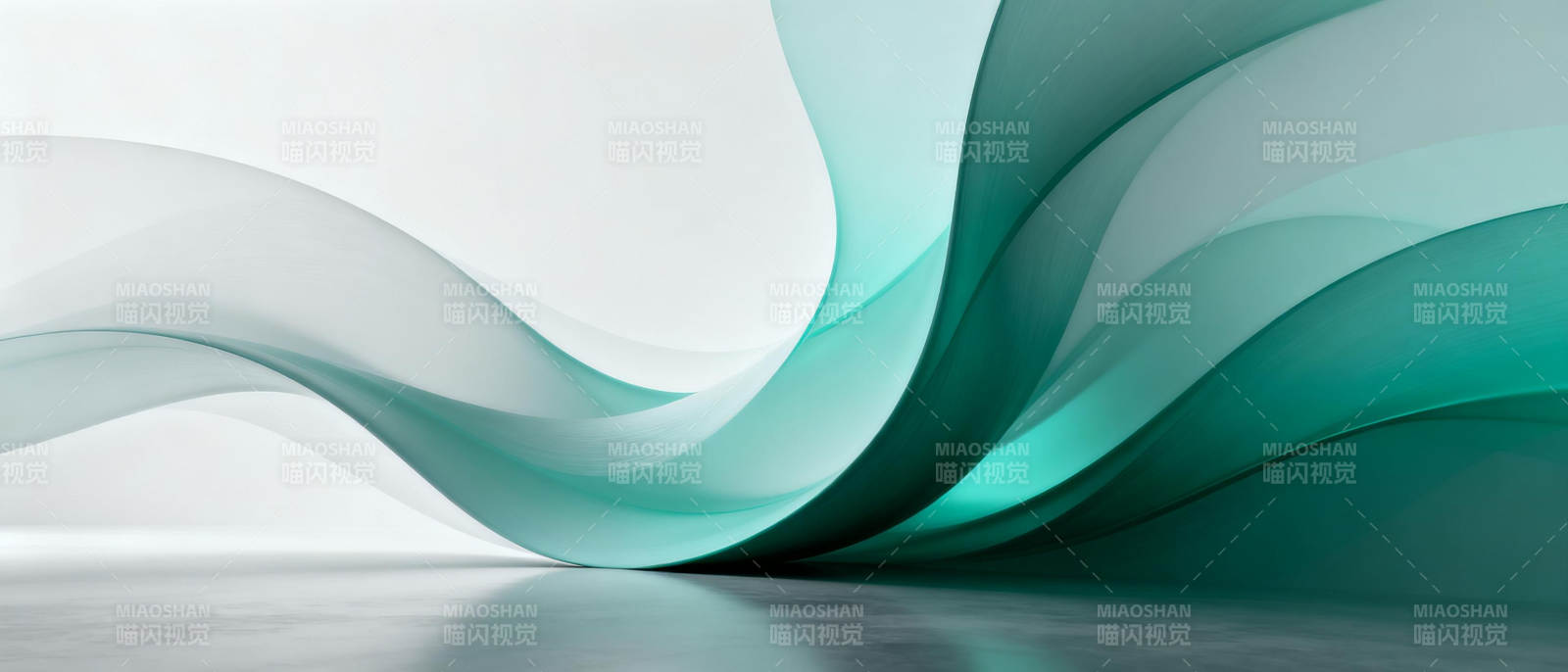 流光溢彩的波浪图片