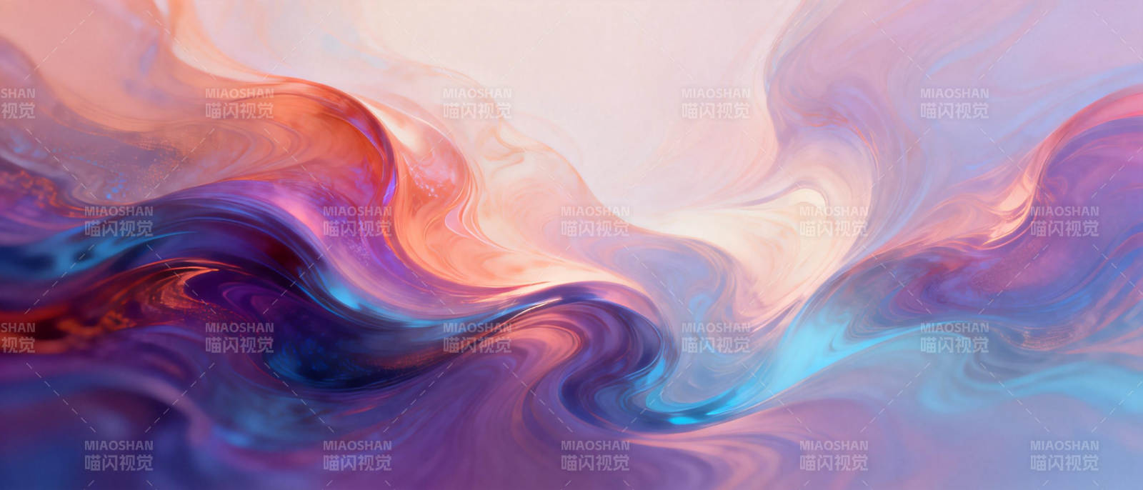 梦幻色彩流动图片
