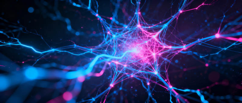 神经网络光芒图片