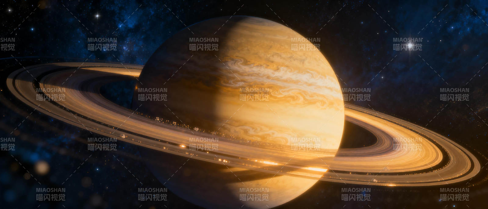 土星环美图图片