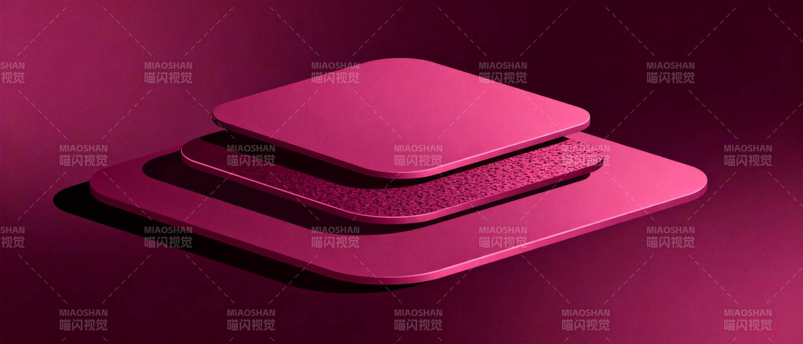 紫红叠层设计图片