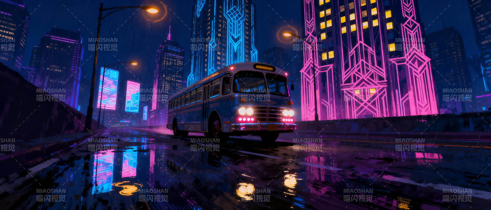 霓虹都市夜行记图片