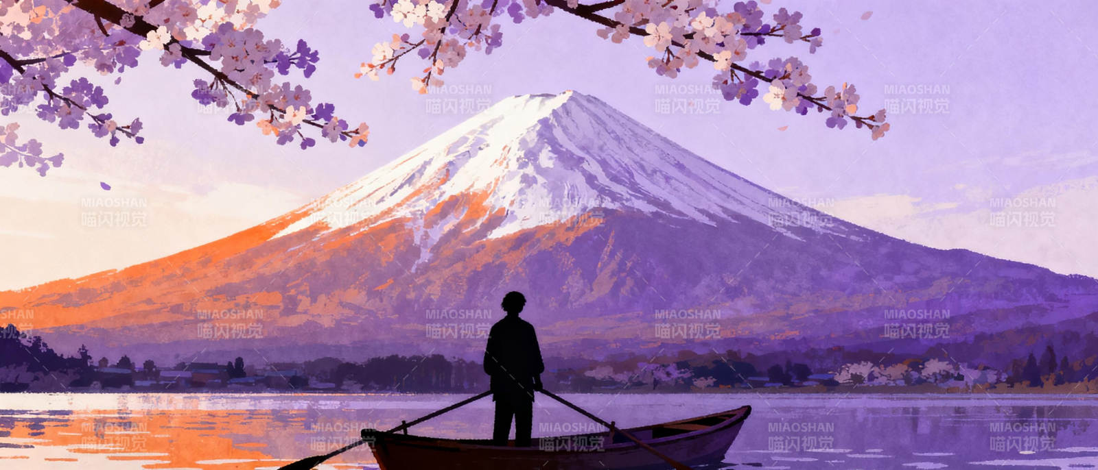 富士山下春樱行图片